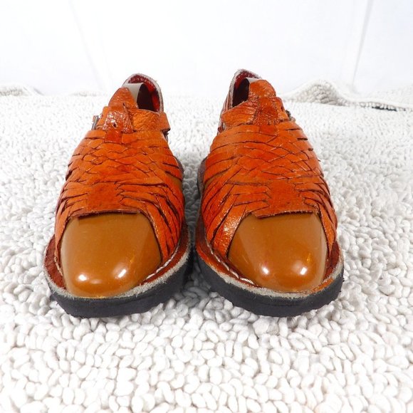 Unisex Leather Mexican Sandals Huaraches Size 14 MEX/ 7C USA - Picture 1 of 13